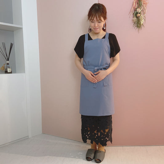 サロンオリジナルエプロン(ブルー)